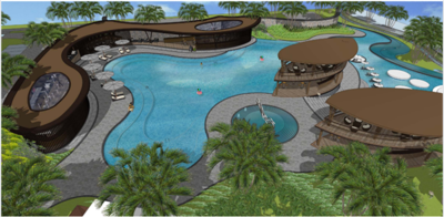 航洋白浪滩酒店钢结构项目